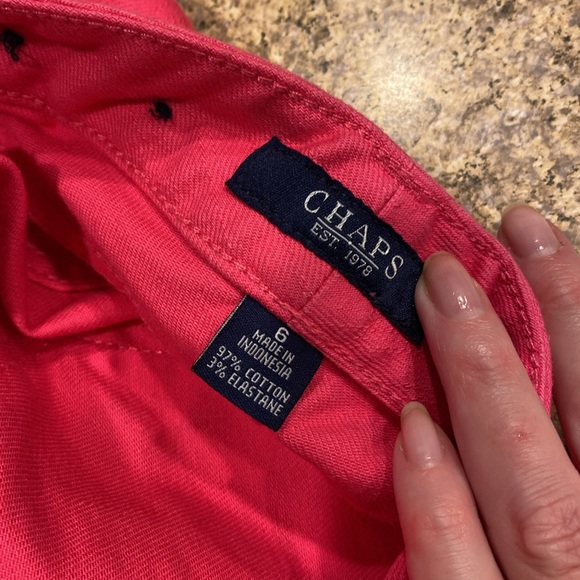 Chaps Pink Madden Straight Jeans Pants Size 6 - Picture 14 of 17